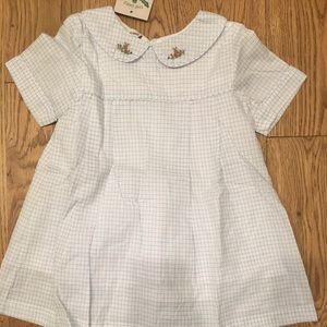 Size 3 embroidered Bunny girls bloomer set NWT